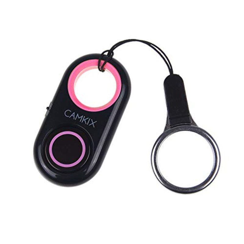 CamKix,Compact Bluetooth Shutter Remote Control（Pink and White）,D0601-SR2-PIN