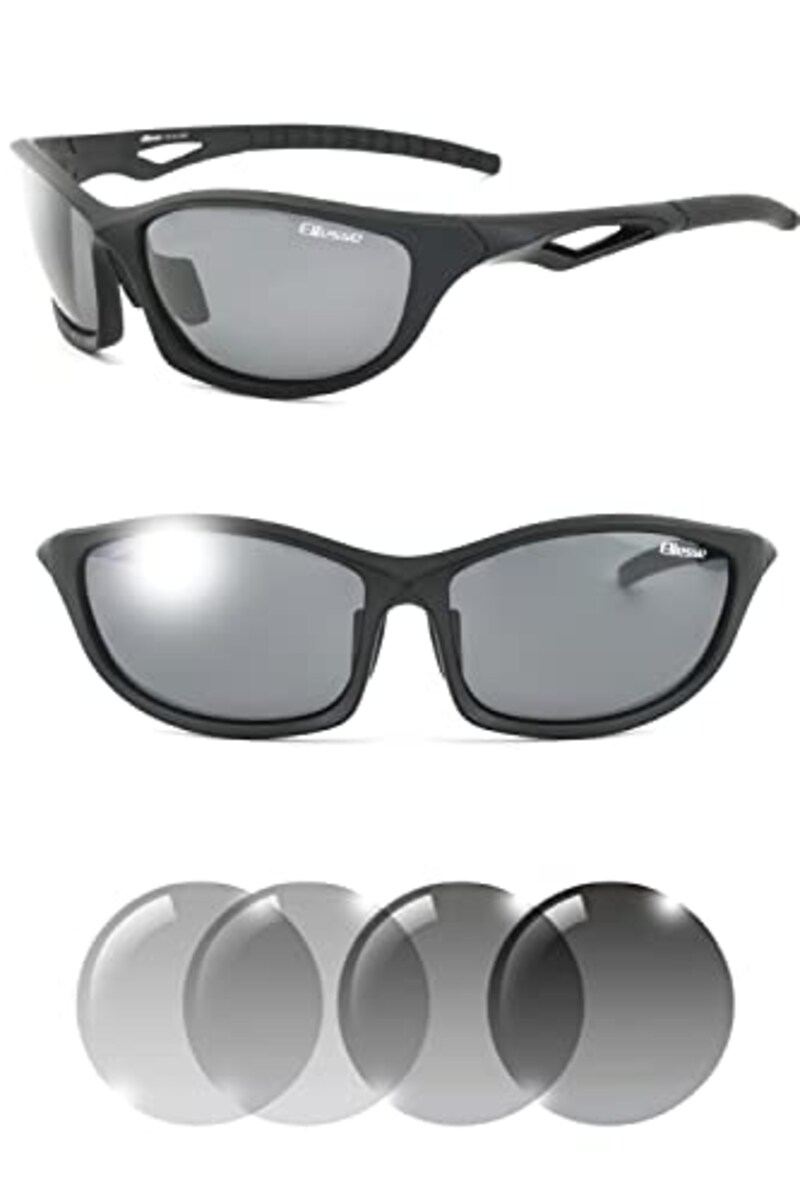 ellesse(エレッセ),偏光調光スポーツサングラス