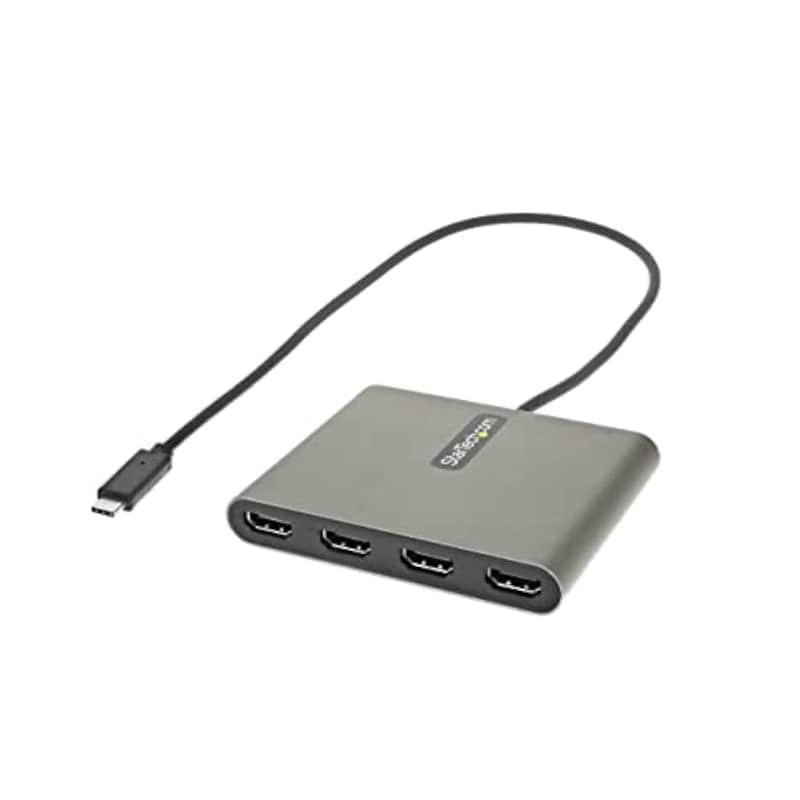 StarTech.com（スターテック）,USB-C接続クアッドHDMIディスプレイ変換アダプタ,USBC2HD4