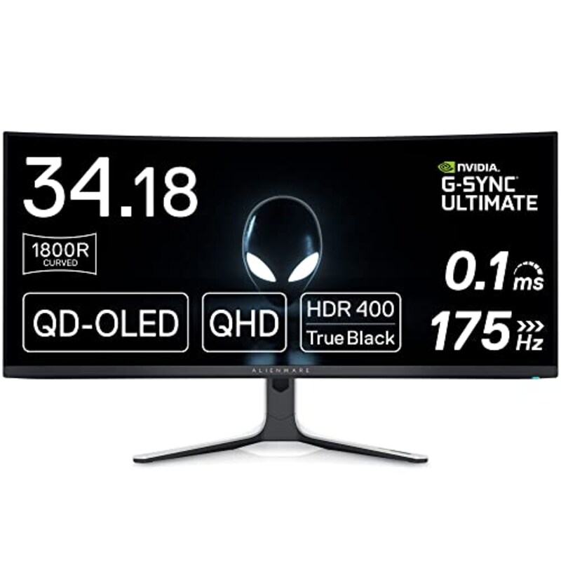 Dell(デル),曲面 QD-有機EL ゲーミングモニター,AW3423DW