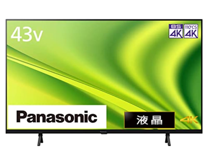 Panasonic（パナソニック）,43V型 4Kダブルチューナー内蔵 液晶テレビ 2023年モデル,TH-43MX800