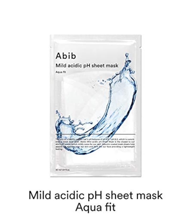 Abib（アビブ）,弱酸性pHシートマスクアクアフィット 30mlx10枚