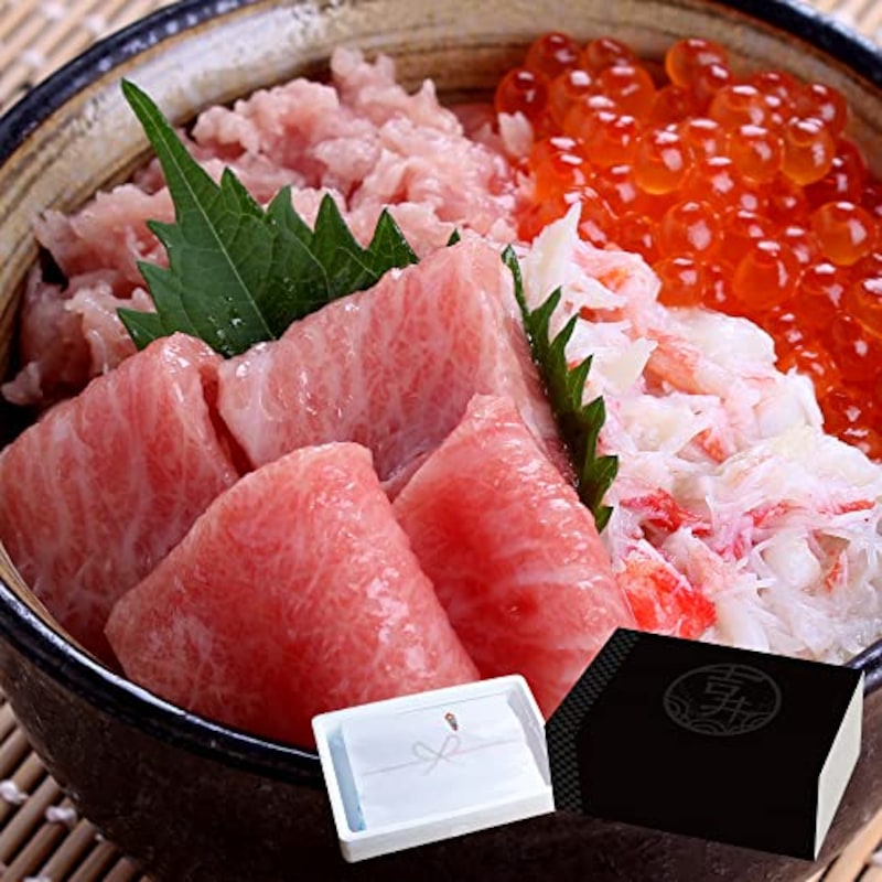 マグロの吉井,海鮮四色丼 海の幸4品セット