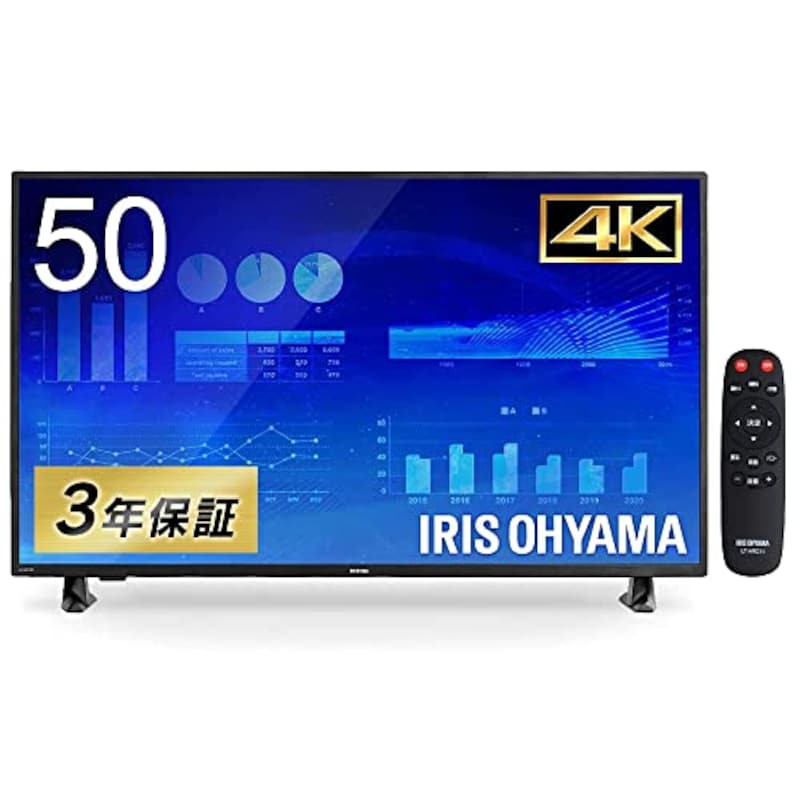 IRIS OHYAMA(アイリスオーヤマ),モニター,ILD-B50UHDS-B