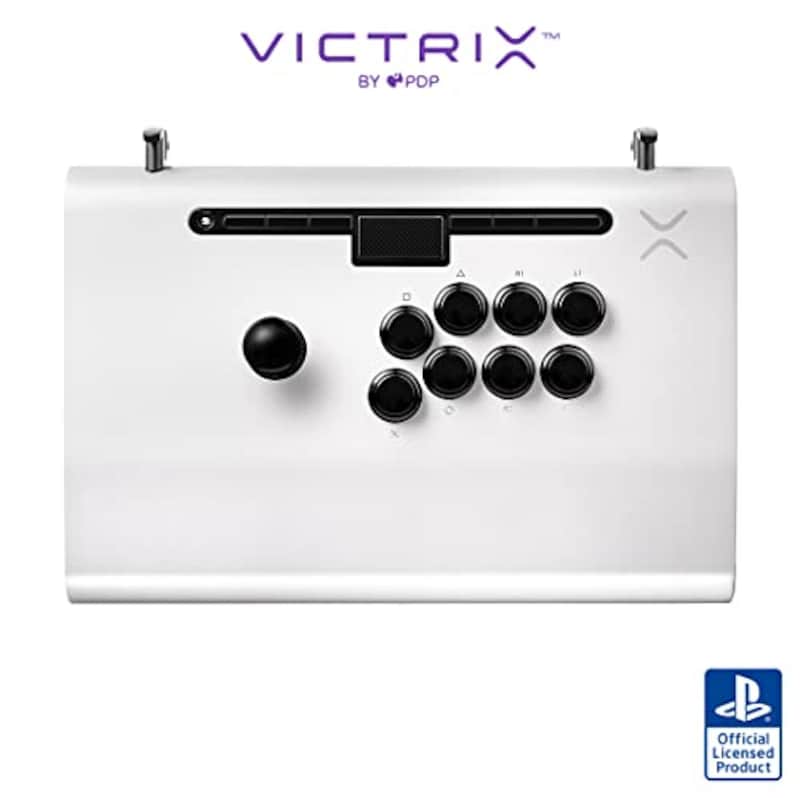 Victrix（ヴィクトリックス）,Victrix by PDP Pro FS Arcade Fight Stick for PlayStation 5 - White,052-008-WH