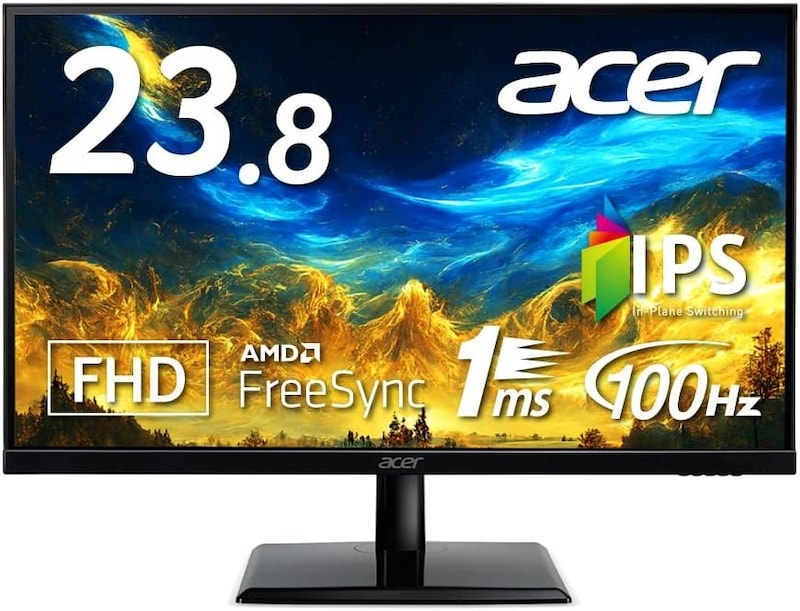 Acer,スタンダードモニター 23.8インチ,QG241YEbmiix （QG1）