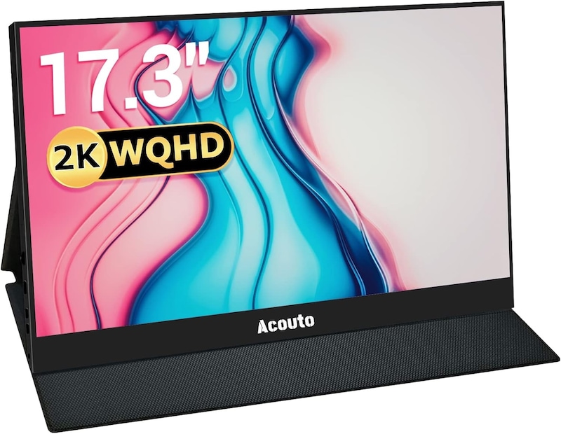 Acouto ,2K モバイルモニター 17.3インチ,XC17 Pro