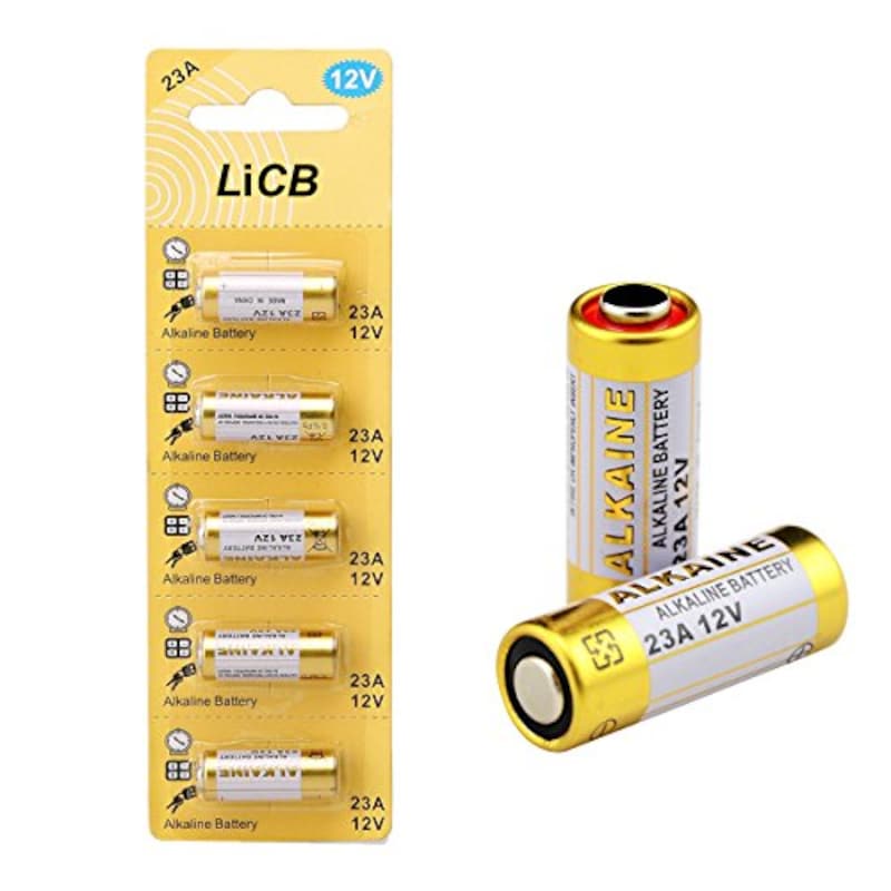 LiCB,アルカリ電池 5本セット,‎23A