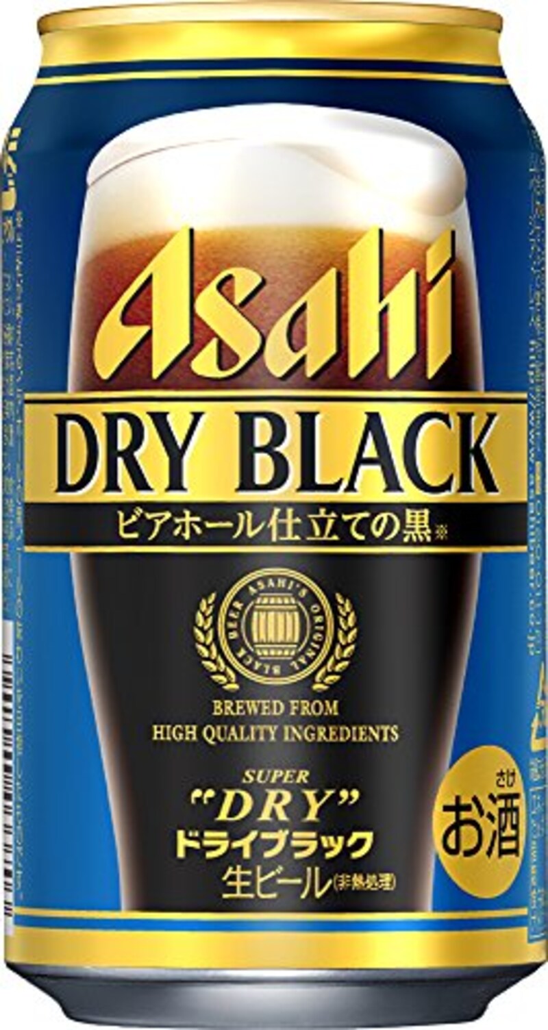 アサヒ,スーパードライ ドライブラック ビアホール仕立ての黒 350ml×24本
