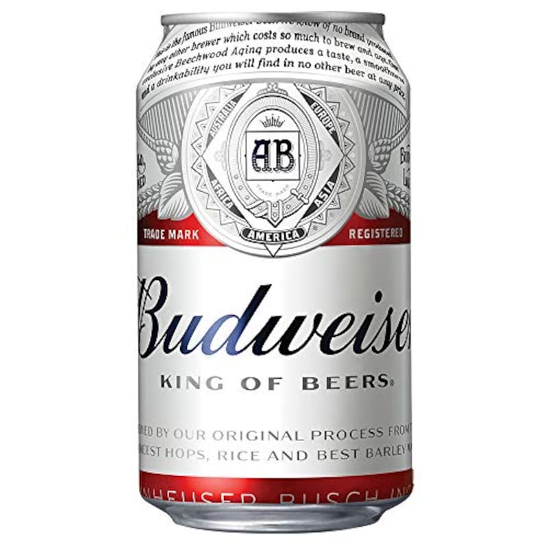 Budweiser（バドワイザー）,バドワイザービール ラガータイプアメリカ 355ml×24本