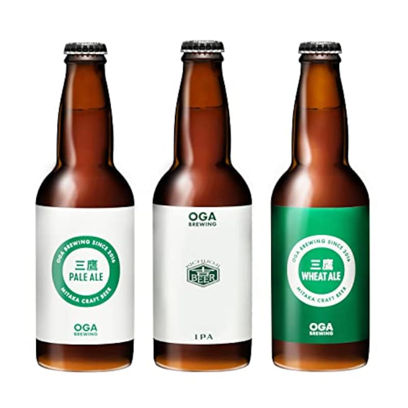 OGA BREWING,中央線のクラフトビール 三鷹の定番3本限定セット