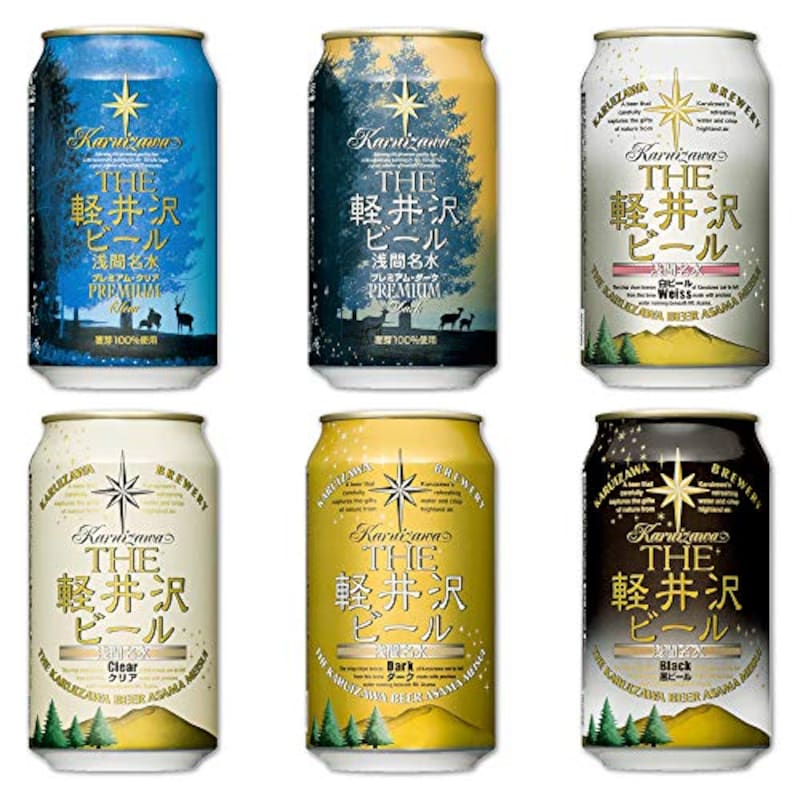 軽井沢ブルワリー株式会社,軽井沢ビール 飲み比べ 6缶セット 350ml×6本