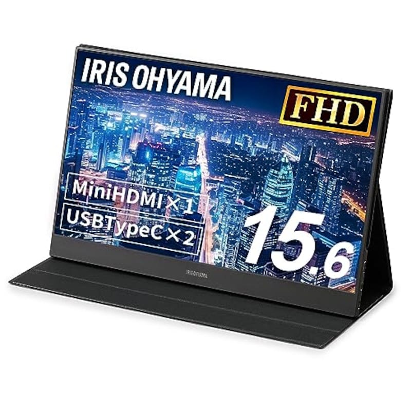 IRIS OHYAMA（アイリスオーヤマ）,モバイルモニター　15.6インチ,‎ILD-A1616MS-B"
