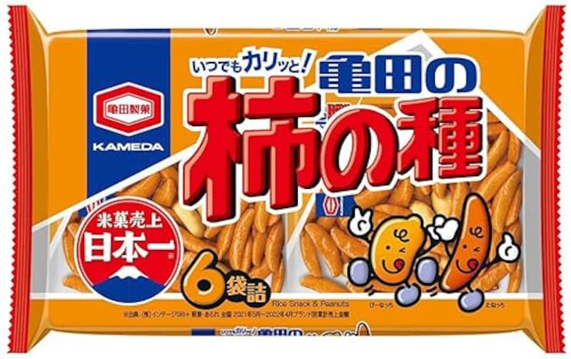 亀田製菓,亀田の柿の種6袋詰