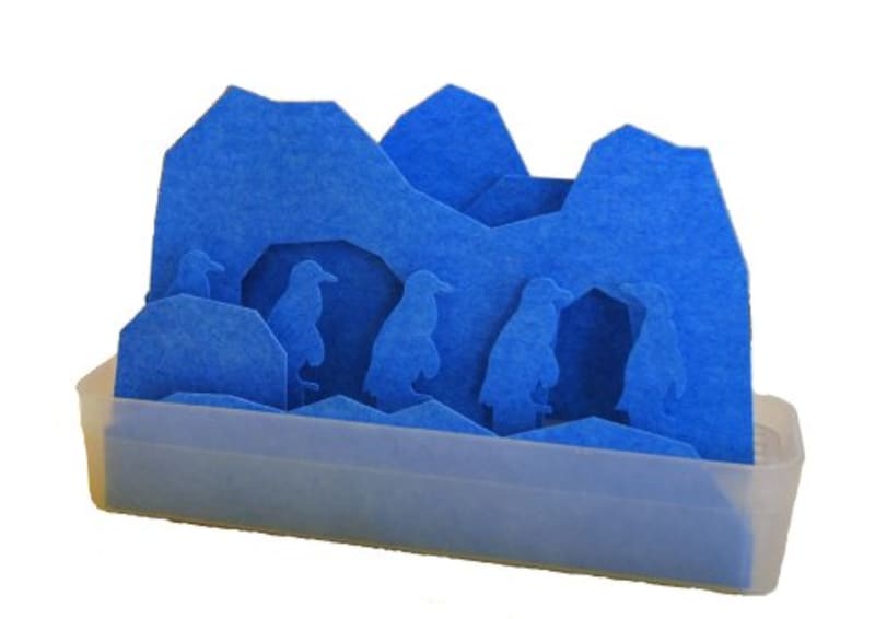積水樹脂,自然気化式ECO加湿器 うるおい 南極 ブルー