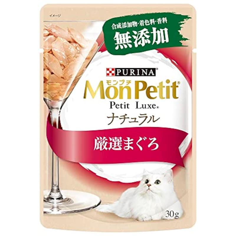 ネスレ日本,MonPetit プチリュクスパウチ ナチュラル 厳選まぐろ