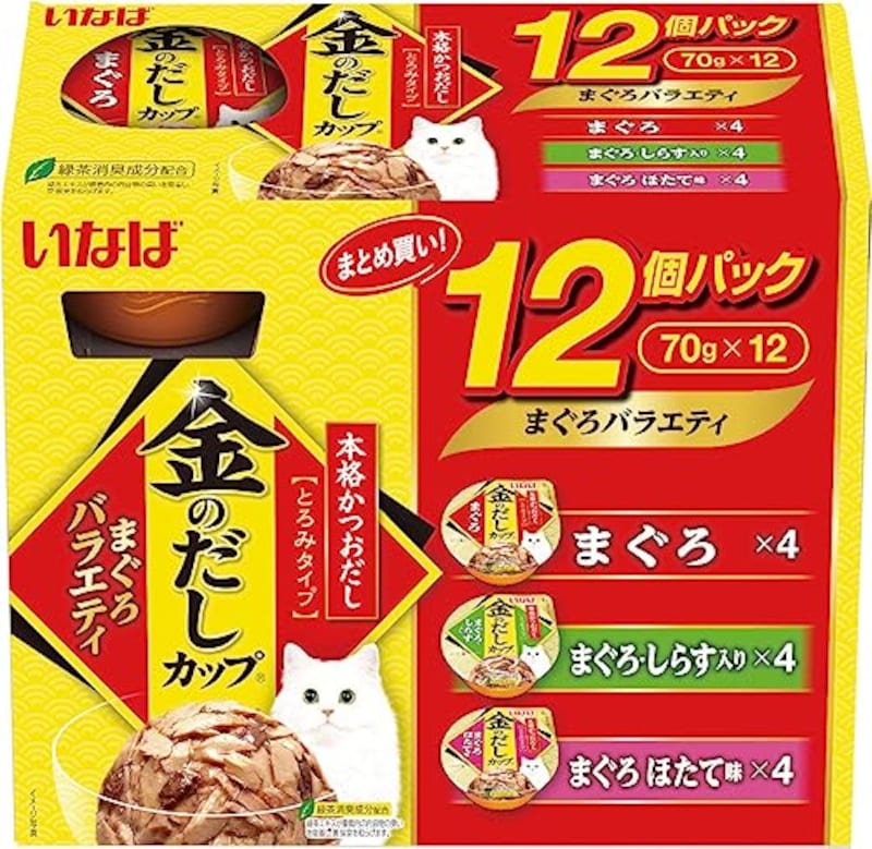 いなば食品,金のだし カップ まぐろバラエティ