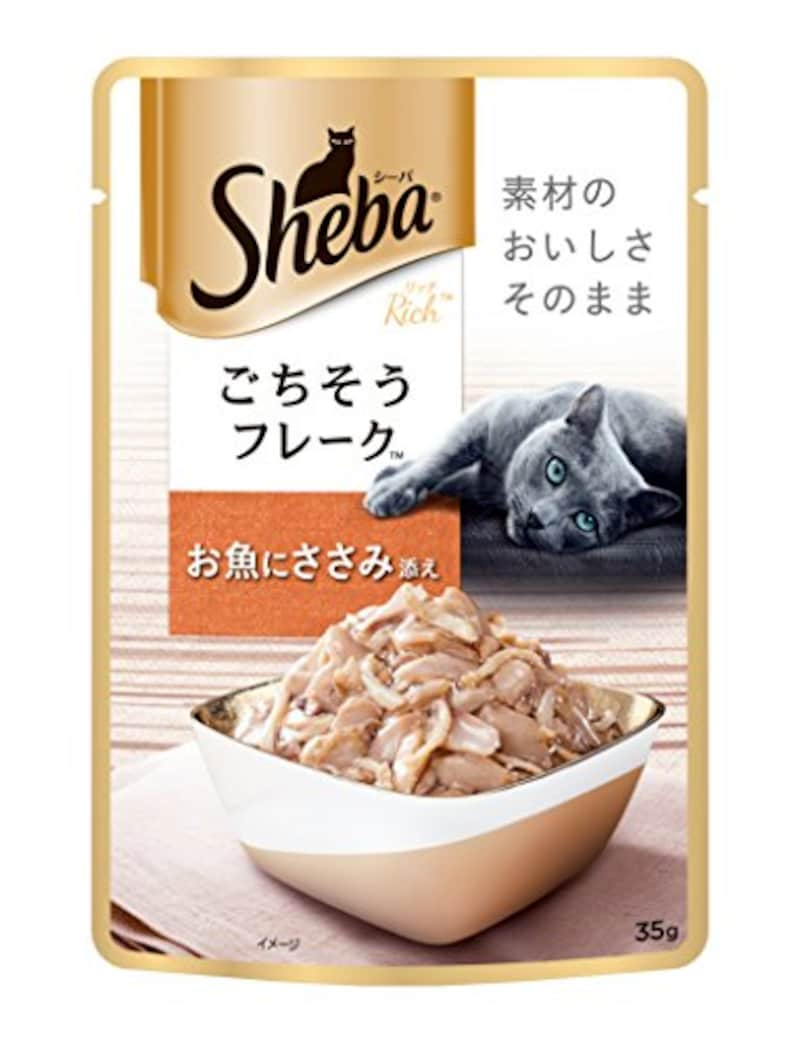 マースジャパンリミテッド,Sheba（シーバ）リッチ ごちそうフレーク お魚にささみ添え