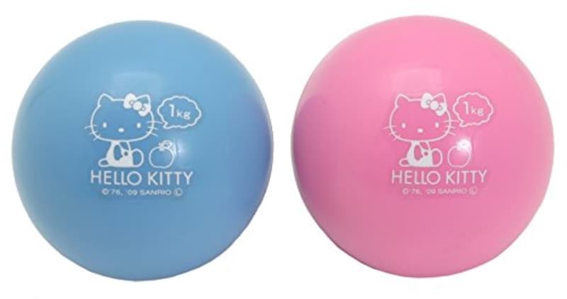 池田工業社,Hello Kitty（ハローキティ） メディシンボール 1kg*2個,‎007308290