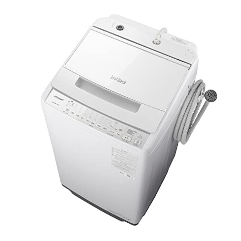 日立,全自動洗濯機 7kg BW-V70H W