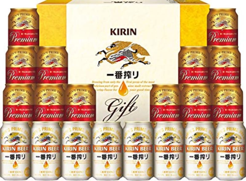 キリン,一番搾り生ビール・一番搾りプレミアム飲みくらべセット　350ml×20本,K-NIP5