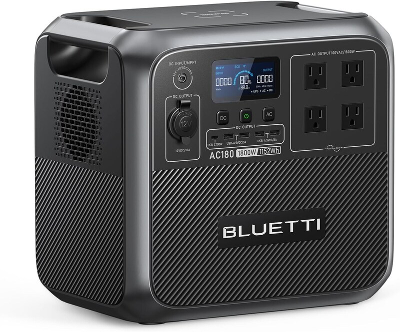 BLUETTI（ブルーティ）,大容量ポータブル電源 AC180