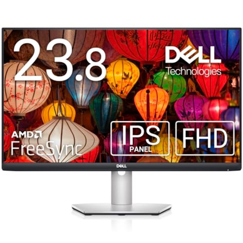 Dell（デル）,S2421HS 23.8インチ モニター (3年間無輝点交換保証/フルHD/IPS非光沢/DP・HDMI/縦横回転・高さ調節/AMD FreeSync)
