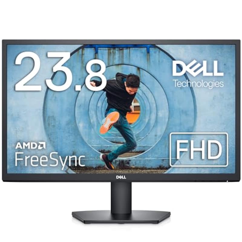 Dell（デル）,SE2422H 23.8インチ モニター ディスプレイ (3年間交換保証/FHD/VA 非光沢/HDMI D-Sub15ピン/傾き調整/AMD FreeSync)