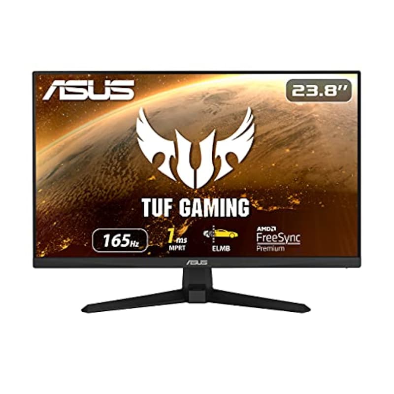 ASUS（エイスース）,ゲーミングモニター 165Hz 23.8インチ モニター IPS フルHD 1ms HDMI(x2) DisplayPort スピーカー TUF Gaming VG249Q1A-J