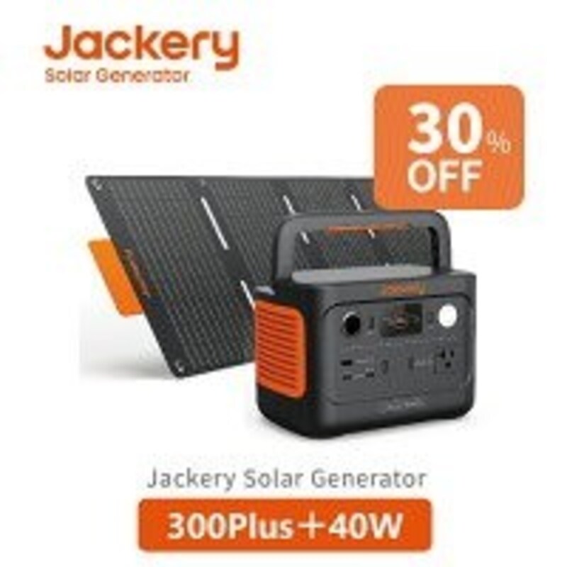 Jackery（ジャクリ）,Jackery Solar Generator 300 Plus　ソーラーパネルセット