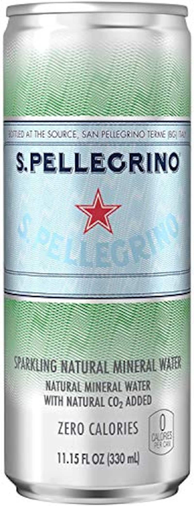 サンペレグリノ (S.PELLEGRINO),炭酸水 缶 330ml  ×24本 直輸入