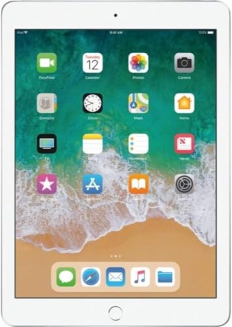 Apple（アップル）,iPad (第６世代) Wi-Fi + Cellular 128GB シルバー (整備済み品)  9.7 インチ