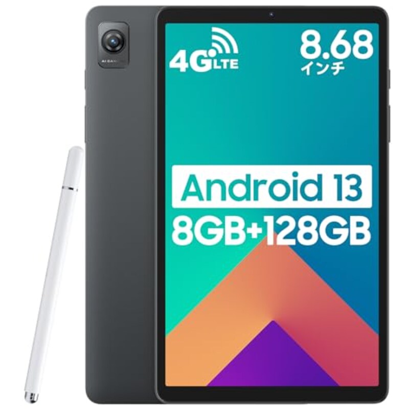 Blackview,Tab60 8.68インチタブレット Android 13 8GBRAM+128GB