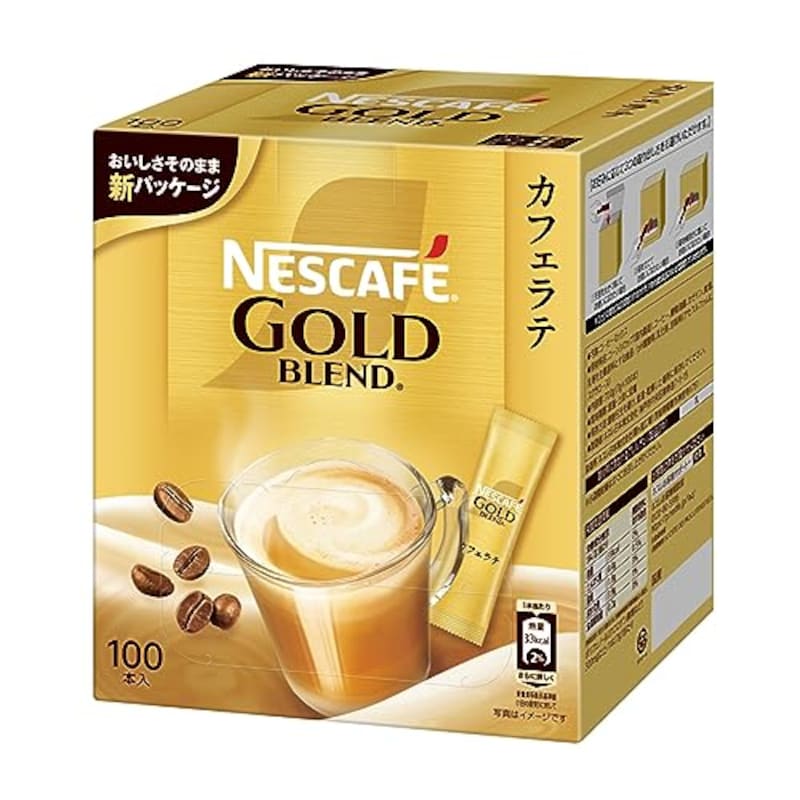 ネスカフェ,ゴールドブレンド スティックコーヒー 100本【 カフェ ラテ 】