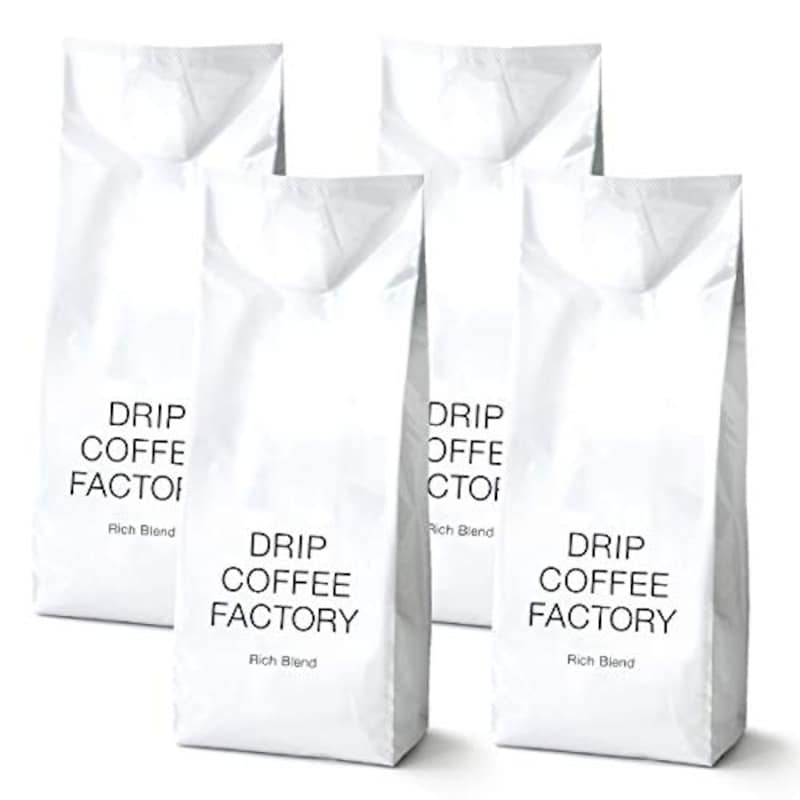 ドリップコーヒーファクトリー ,リッチ ブレンド コーヒー (豆 のまま 2kg(500g×4袋)