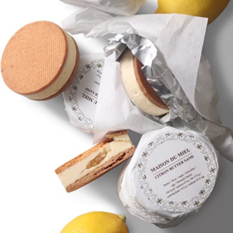 maison du miel（メゾンデュミエル）,スイーツ ギフト 高級 お菓子 詰め合わせ バターサンド 4個入