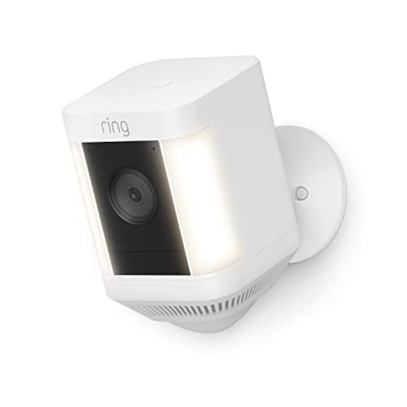 Amazon,センサーライト付き屋外カメラ Ring Spotlight Cam Plus, Battery