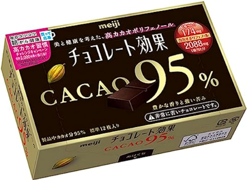 明治,チョコレート効果カカオ95％BOX　60g×5箱