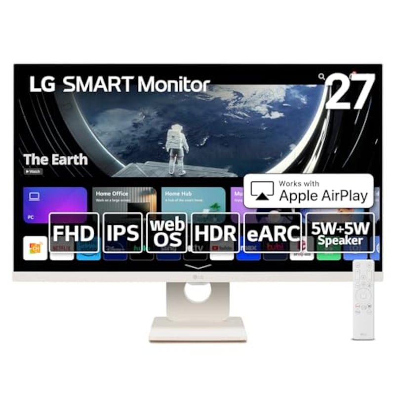 LG（エルジー）,スマートモニター / 27SR50F-W/SMART Monitor / 27インチ フル