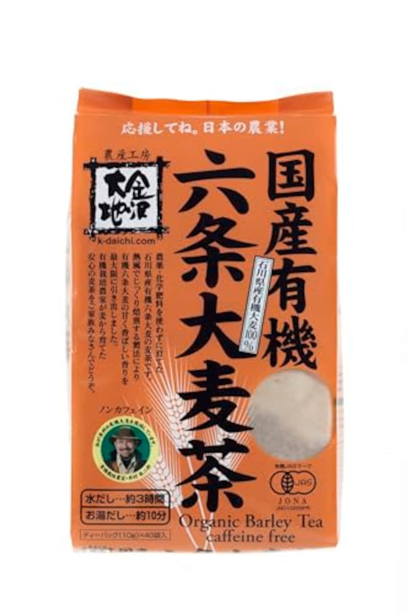 金沢大地,国産有機六条大麦茶 400g