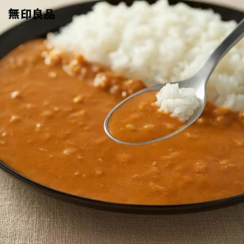 無印良品,素材の旨みがとけこんだ 海老クリームカレー3袋入160g×3袋　8セット24袋