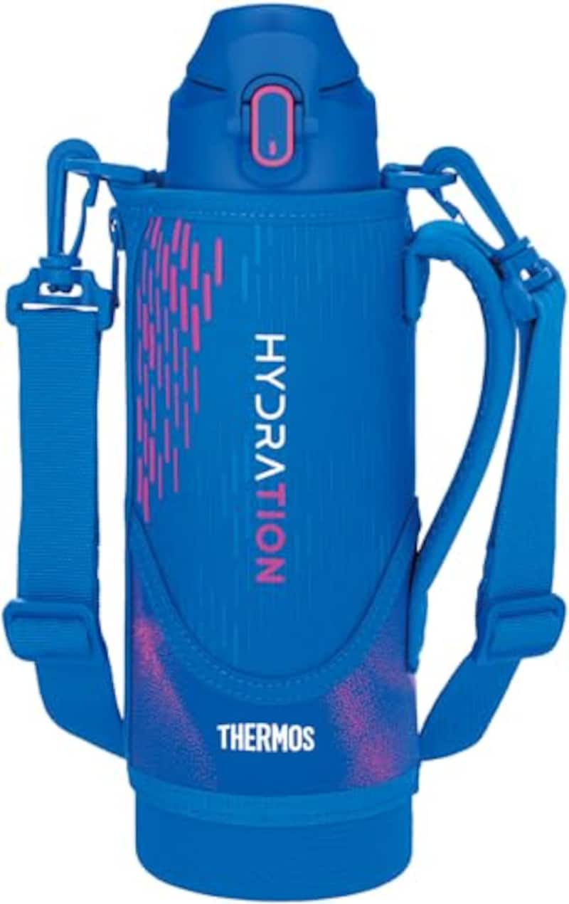 サーモス 水筒 真空断熱スポーツボトル 1L ブルーピンク