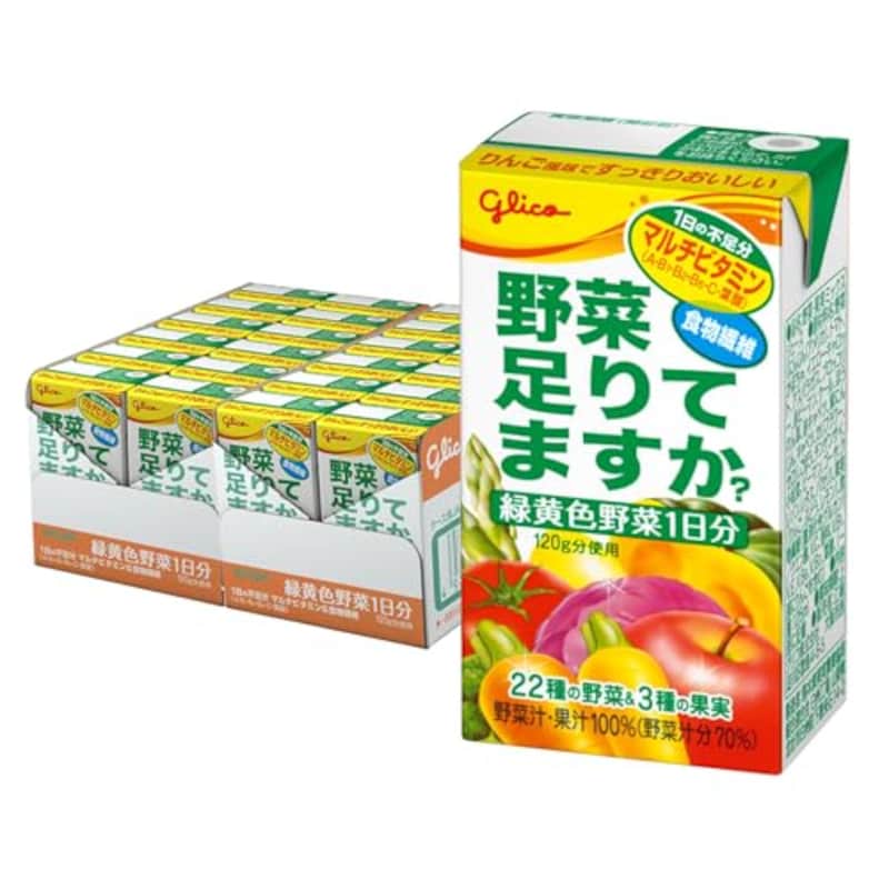 グリコ,野菜足りてますか? 125ml×24本 常温保存可能
