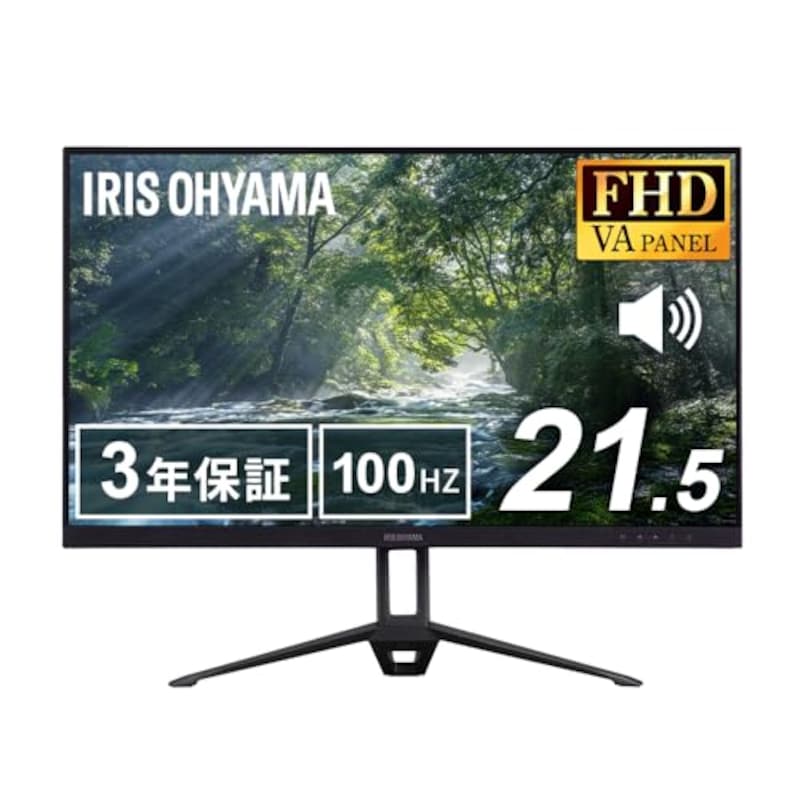 アイリスオーヤマ モニター,21インチ Full HD,DT-IF215S-B