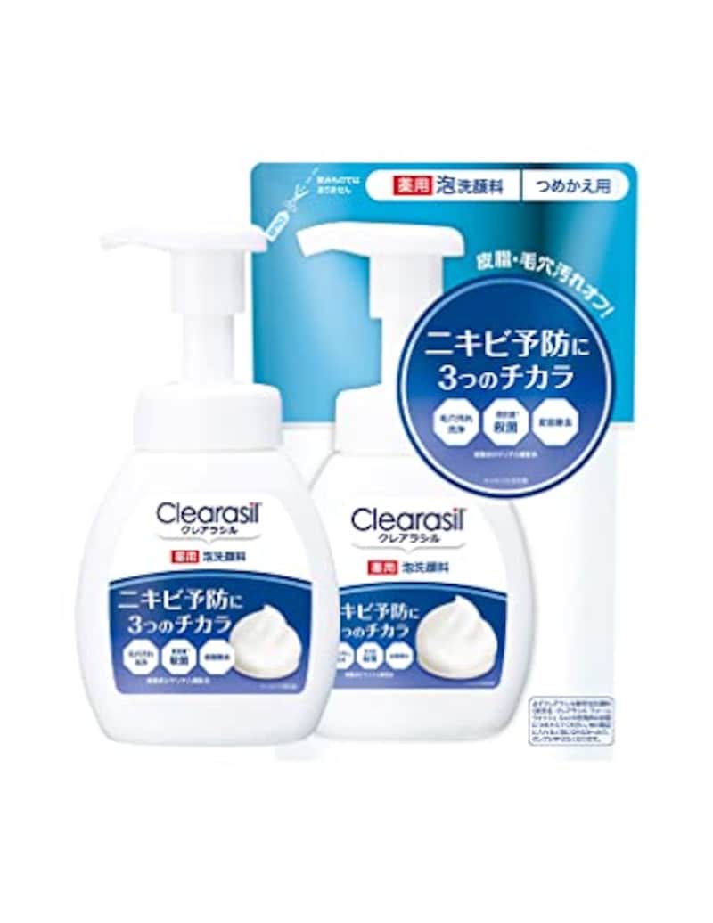 クレアラシル,ニキビ対策！薬用洗顔フォーム 