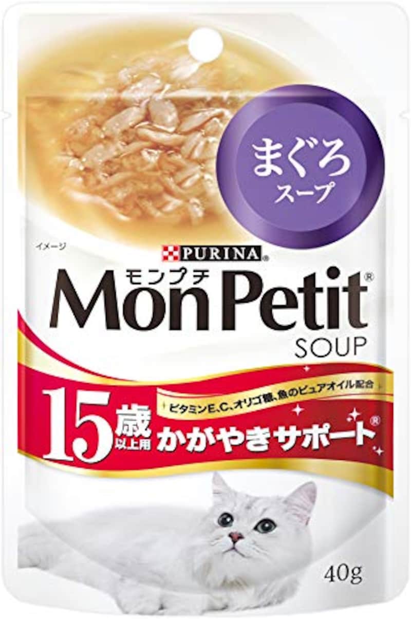モンプチ,高齢猫用かがやきサポートまぐろスープ
