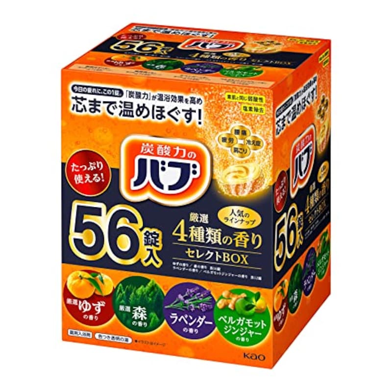 バブ,厳選4種類の香りセレクトBOX