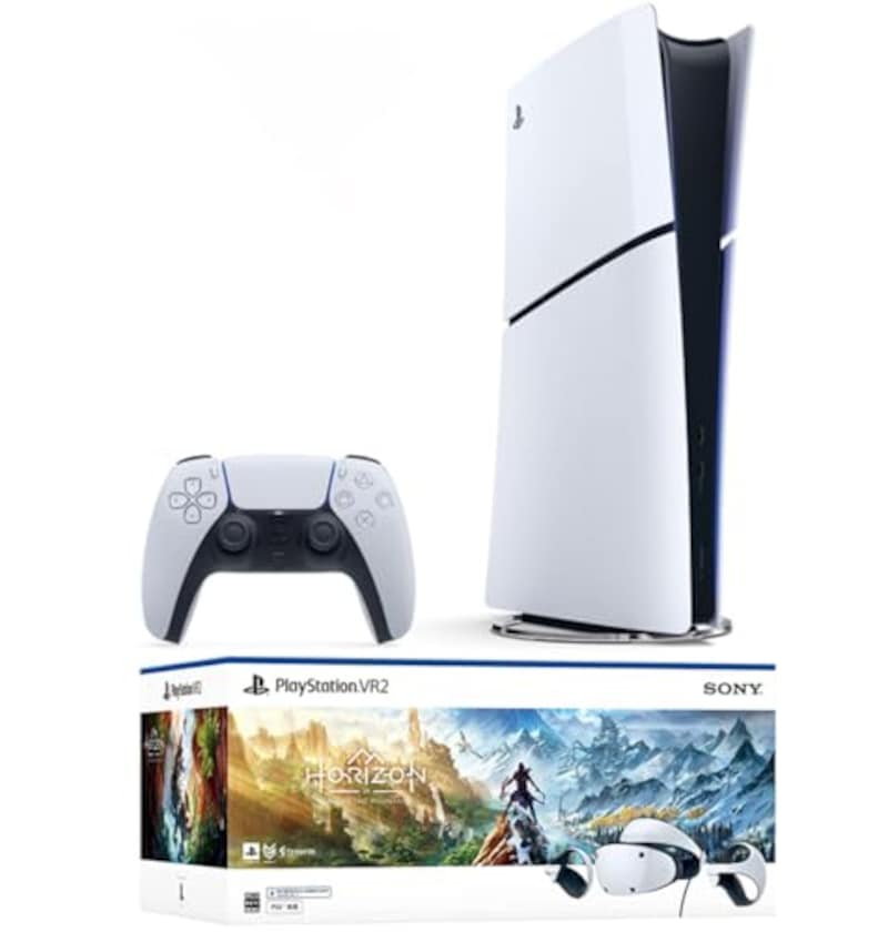 PlayStation 5 デジタル・エディション(CFI-2000B01) + PlayStation VR2 "Horizon Call of the Mountain" 同梱版(CFIJ-17001) セット【Amazon.co.jp限定】オリジナルトートバッグ + オリジナル壁紙 配信