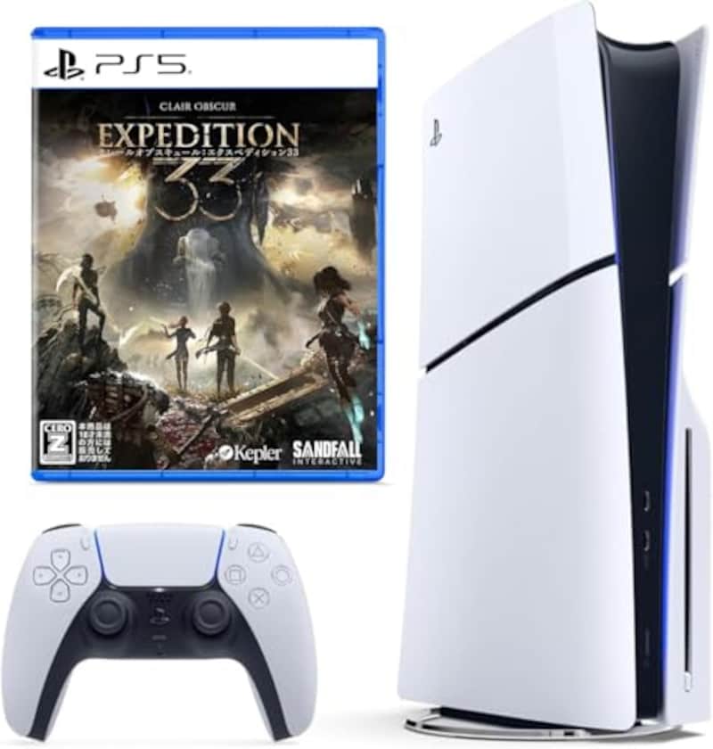 PlayStation 5(CFI-2000A01) + Clair Obscur: Expedition 33（クレールオブスキュール：エクスペディション33） セット【Amazon.co.jp限定】 オリジナル壁紙 配信【CEROレーティング「Z」】
