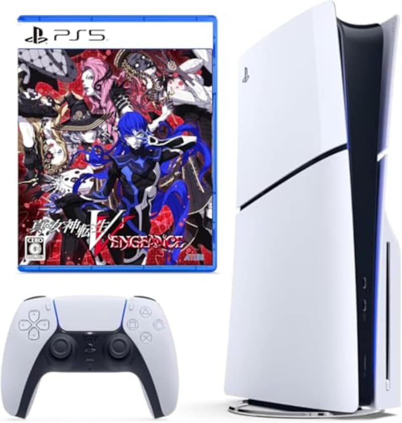 PlayStation 5(CFI-2000A01) + 真・女神転生Ⅴ Vengeance セット【Amazon.co.jp限定】 オリジナル壁紙 配信
